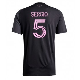 Pánské fotbalový oblečení Inter Miami Sergio Busquets #5 Venkovní košile 2025-26 Krátkým Rukávem